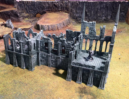 Ruins and Bandit Hideout by GameScape3D - 3D Printed Tabletop Terrain, Perfect for Wargames, Board Games, RPGs