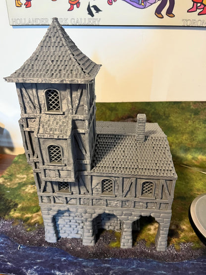 Small Village Prison - Tabletop Terrain - 28 MM, Tabletop 3D Printed Terrain by MiniatureLand, Perfect for Wargaming and RPGs