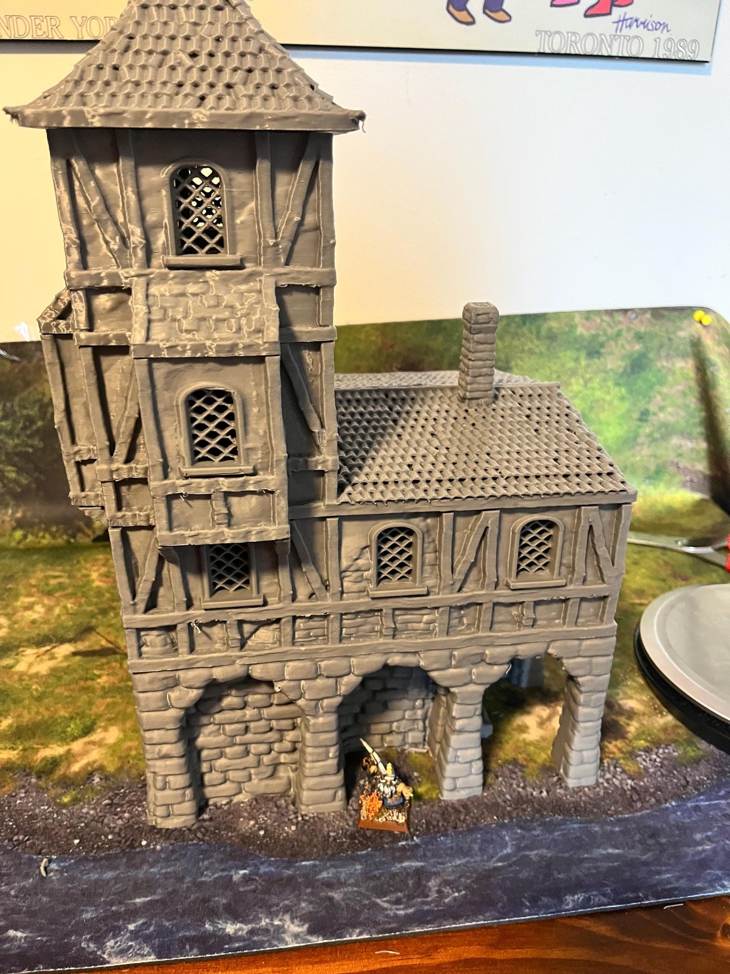 Small Village Prison - Tabletop Terrain - 28 MM, Tabletop 3D Printed Terrain by MiniatureLand, Perfect for Wargaming and RPGs