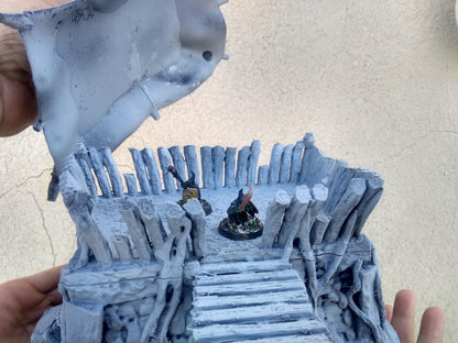 Goblin Swamp Clan House 3 stories by GameScape3D - 3D Printed Tabletop Terrain, Perfect for Wargames, Board Games, RPGs