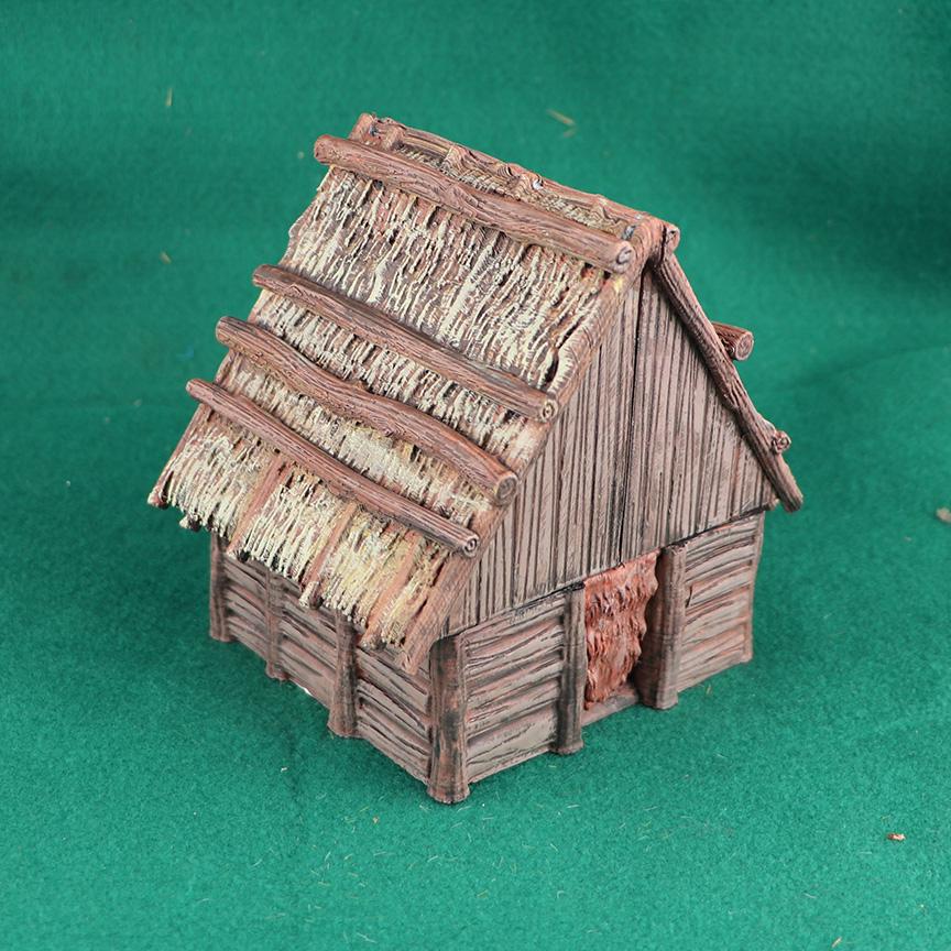 Tool Shed with Slide in Walls by GameScape3D - 3D Printed Tabletop Terrain, Perfect for Wargames, Board Games, RPGs