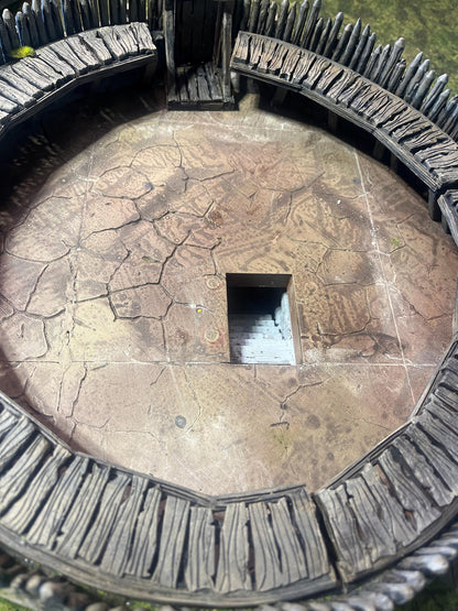 Fantasy Motte and Bailey Castle by GameScape3D - 3D Printed Tabletop Terrain, Perfect for Wargames, Board Games, Role Playing Games