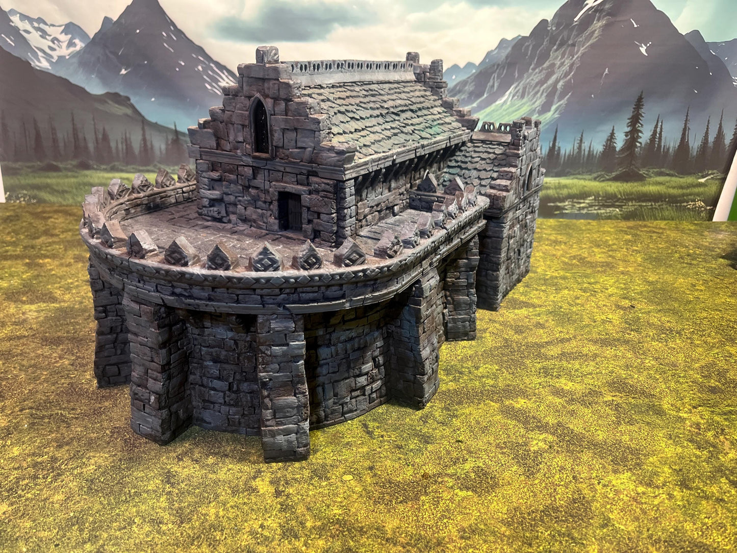 Massive Barracks - 3D Printed Tabletop Terrain, Perfect for Wargames, Board Games, Role Playing Games