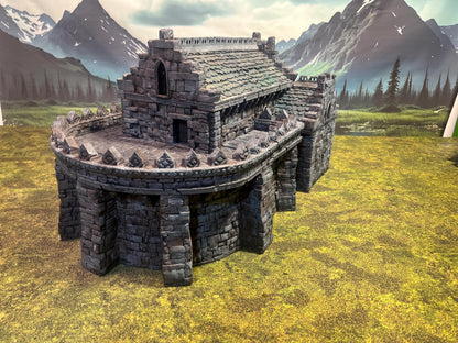 Massive Barracks - 3D Printed Tabletop Terrain, Perfect for Wargames, Board Games, Role Playing Games