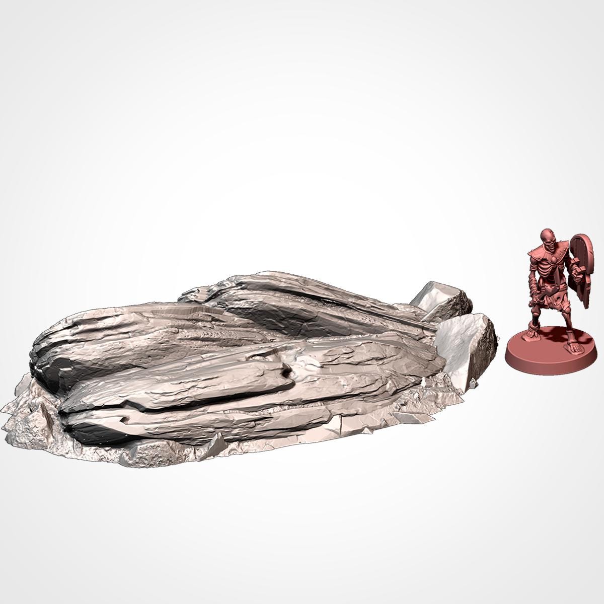 ROCKY SCATTER TERRAIN Modular Wargaming Scatter Terrain by Txarli Factory for Tabletop Wargames