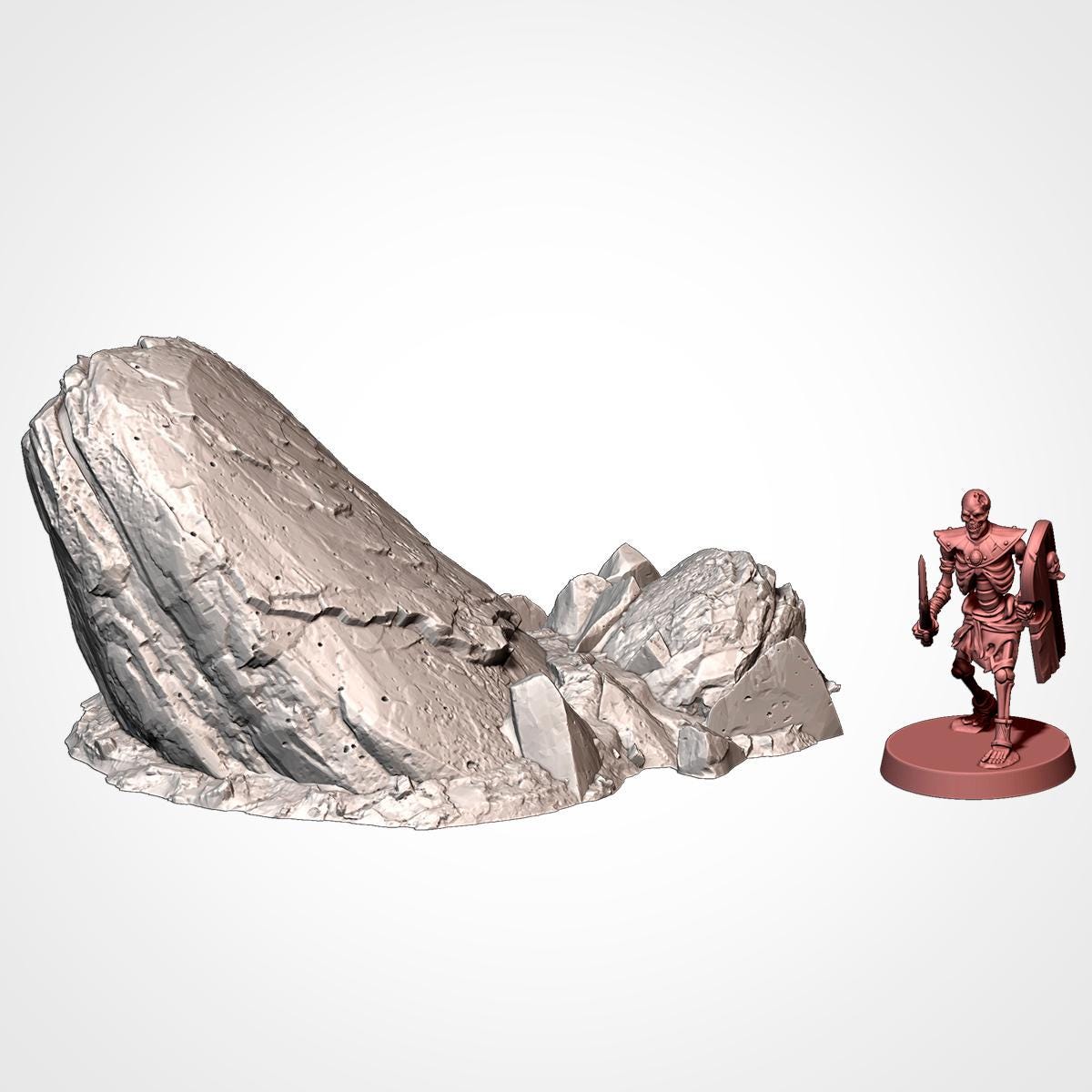 ROCKY SCATTER TERRAIN Modular Wargaming Scatter Terrain by Txarli Factory for Tabletop Wargames