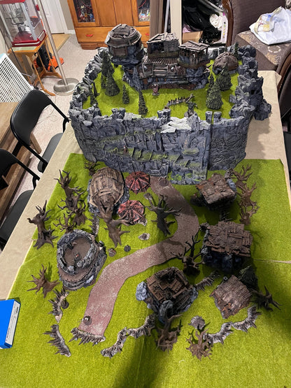 Massive Cliffs : Core Set by GameScape3D - 3D Printed Tabletop Terrain, Perfect for Wargames, Board Games, Role Playing Games