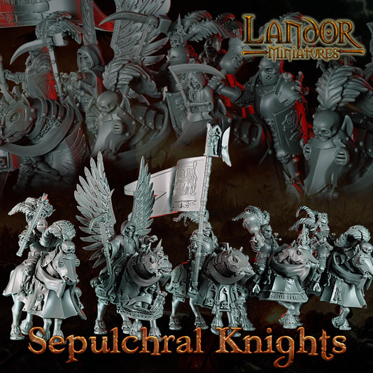 Sepulchral Knights, Modular Empire miniatures by Landor Miniatures! Empire for Fantasy Wargames