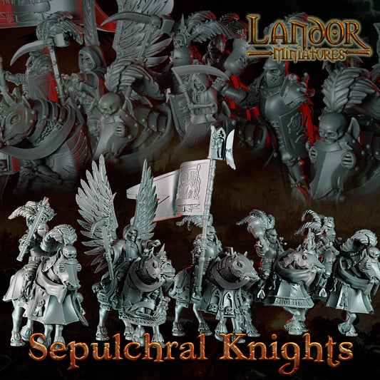 Sepulchral Knights, Modular Empire miniatures by Landor Miniatures! Empire for Fantasy Wargames