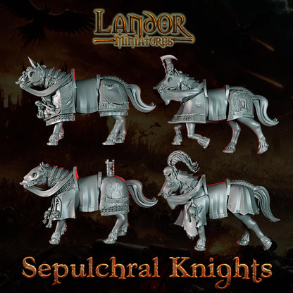 Sepulchral Knights, Modular Empire miniatures by Landor Miniatures! Empire for Fantasy Wargames