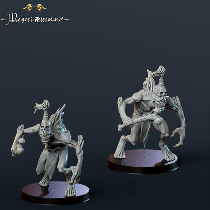 Undead Warband, Vampire, Necromancer, Wolves, Ghouls, Fantasy Skirmish by Magori Miniatures, perfect for Fantasy Wargames and RPGs