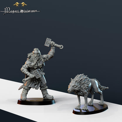 Band of the Wolf, Fantasy Skirmish Miniatures by Magori Miniatures, perfect for Fantasy Wargames and RPGs
