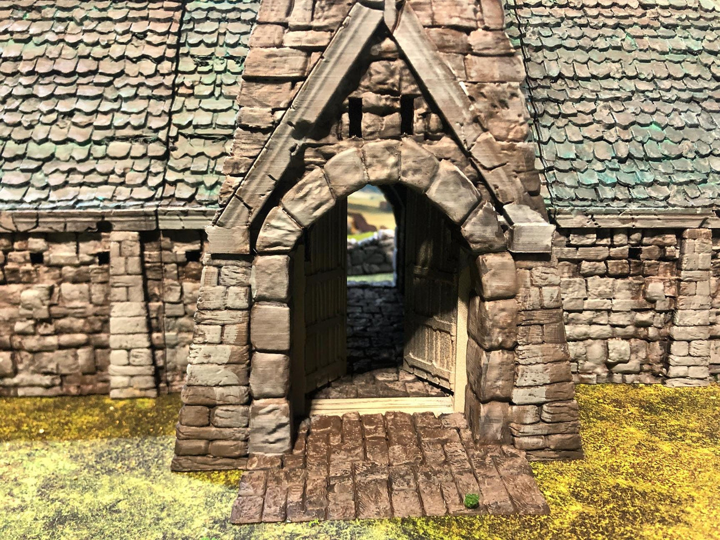 Tithe Barn by GameScape3D - 3D Printed Tabletop Terrain, Perfect for Wargames, Board Games, Role Playing Games