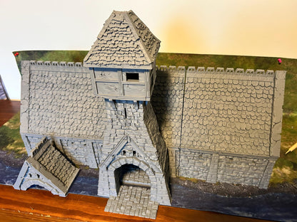 Tithe Barn by GameScape3D - 3D Printed Tabletop Terrain, Perfect for Wargames, Board Games, Role Playing Games