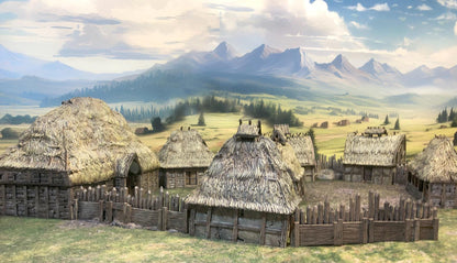 Eastlingham: Rural Peasant Hamlet by GameScape3D - 3D Printed Tabletop Terrain, Perfect for Wargames, Board Games, RPGs