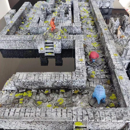 The Lost City : Modular Close-Combat Ruins - 3D Printed Tabletop Terrain, Perfect for Wargames, Board Games, Role Playing Games