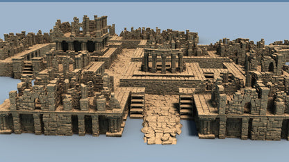 The Lost City : Modular Close-Combat Ruins - 3D Printed Tabletop Terrain, Perfect for Wargames, Board Games, Role Playing Games