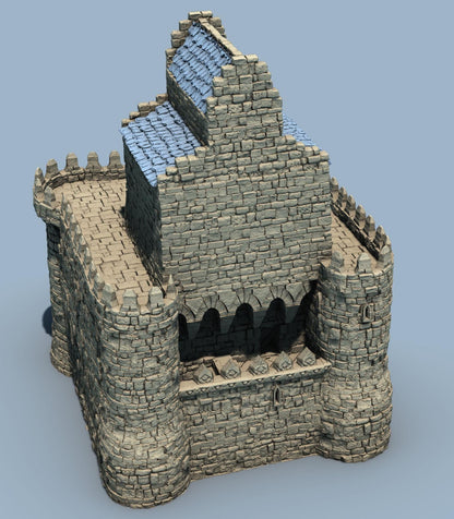 ARX RENOVATUR: Modular Keep by GameScape3D - 3D Printed Tabletop Terrain, Perfect for Wargames