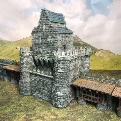 ARX RENOVATUR: Modular Keep by GameScape3D - 3D Printed Tabletop Terrain, Perfect for Wargames
