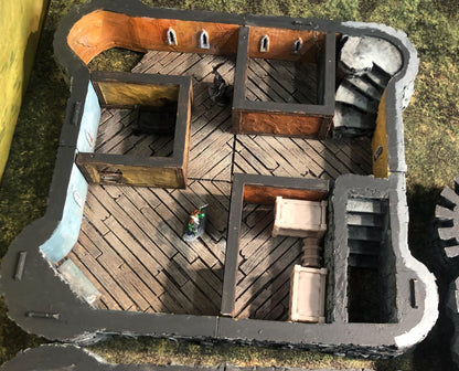 ARX RENOVATUR: Modular Keep by GameScape3D - 3D Printed Tabletop Terrain, Perfect for Wargames