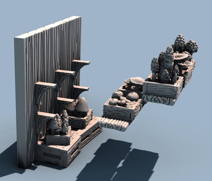 Merchant Tents and Insert Inventory by GameScape3D - 3D Printed Tabletop Terrain, Perfect for Wargames, Board Games, RPGs