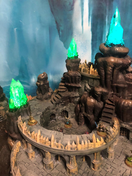Pit Fiend's Underdark Colosseum and Tavern by GameScape3D - 3D Printed Tabletop Terrain, Perfect for Wargames, Board Games, RPGs