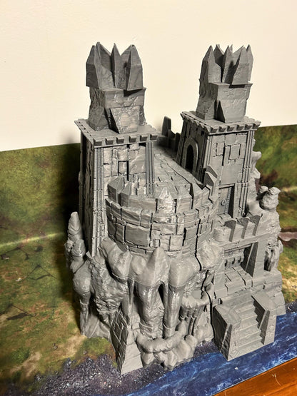 Small Underdark Keep by GameScape3D - 3D Printed Tabletop Terrain, Perfect for Wargames, Board Games, Role Playing Games