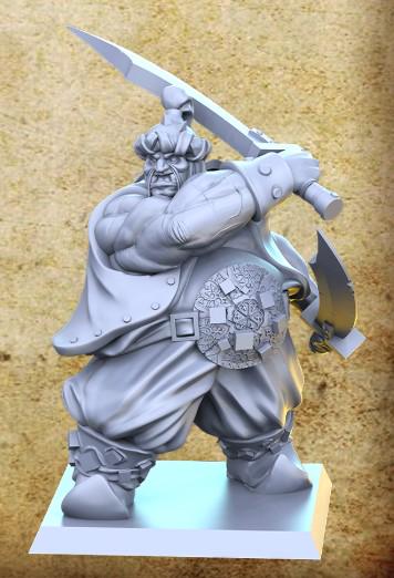 Ogre maneaters, Fantasy Miniatures by Magori Miniatures, perfect for Fantasy Wargames and RPGs