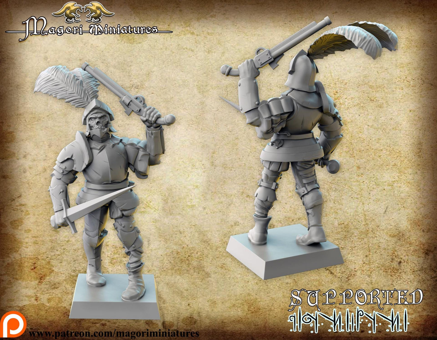 Fallen Hero, Fantasy Skirmish by Magori Miniatures, perfect for Fantasy Wargames and RPGs