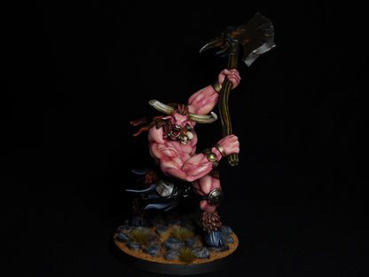 Minotaur Doomlord, Fantasy Miniatures by Magori Miniatures, perfect for Fantasy Wargames and RPGs