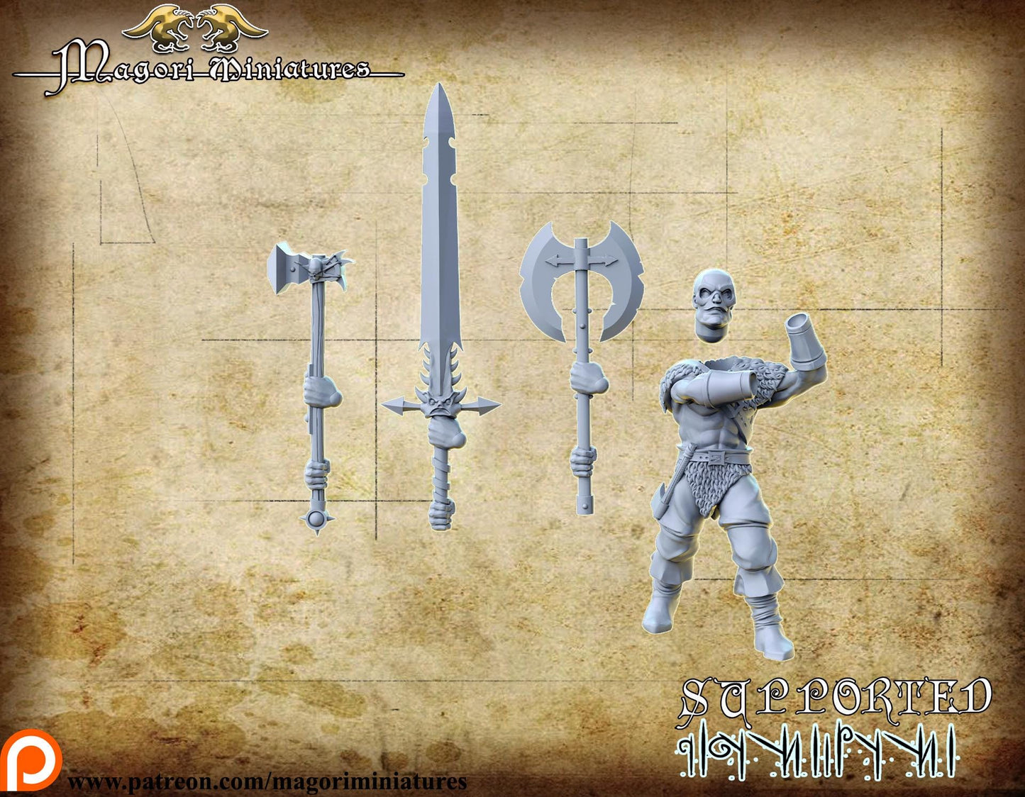 Darksoul, Fantasy Skirmish Miniatures by Magori Miniatures, perfect for Fantasy Wargames and RPGs
