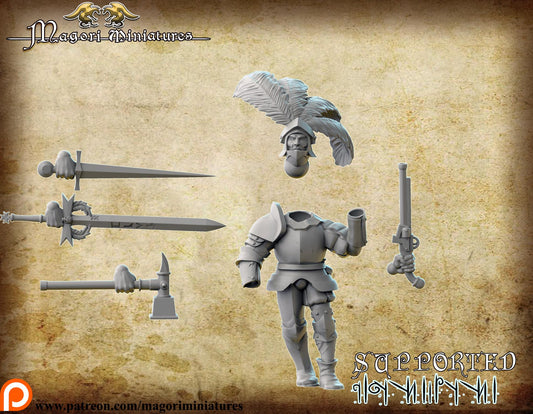 Empire Hero, Fantasy Skirmish Miniatures by Magori Miniatures, perfect for Fantasy Wargames and RPGs