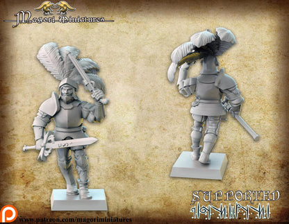 Empire Hero, Fantasy Skirmish Miniatures by Magori Miniatures, perfect for Fantasy Wargames and RPGs
