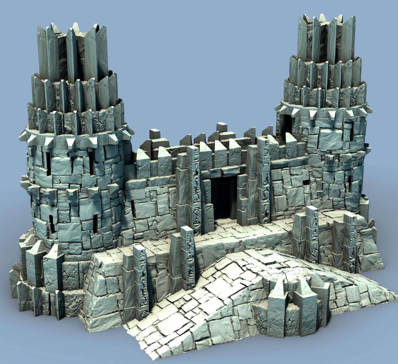 Underdark Barracks by GameScape3D - 3D Printed Tabletop Terrain, Perfect for Wargames, Board Games, Role Playing Games