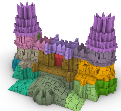 Underdark Barracks by GameScape3D - 3D Printed Tabletop Terrain, Perfect for Wargames, Board Games, Role Playing Games