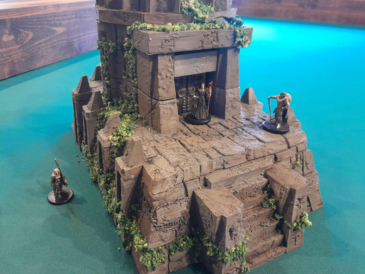 Small Underdark Building by GameScape3D - 3D Printed Tabletop Terrain, Perfect for Wargames, Board Games, Role Playing Games