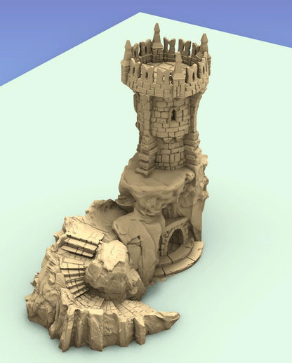 Hauntwoods Scriptorium by GameScape3D - 3D Printed Tabletop Terrain, Perfect for Wargames