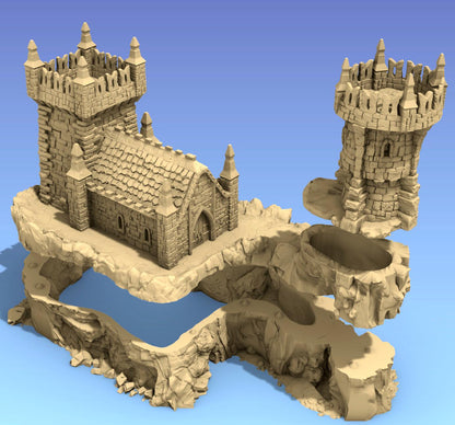 Hauntwoods Scriptorium by GameScape3D - 3D Printed Tabletop Terrain, Perfect for Wargames