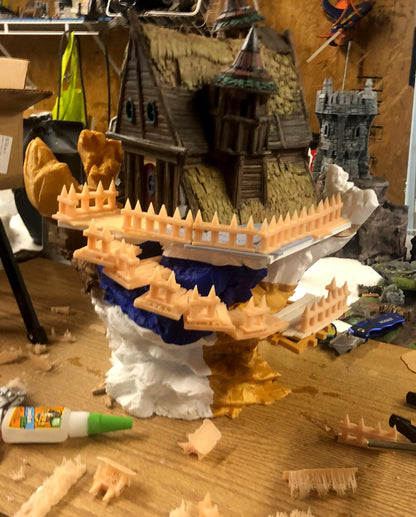 Witch House Hill by GameScape3D - 3D Printed Tabletop Terrain, Perfect for Wargames