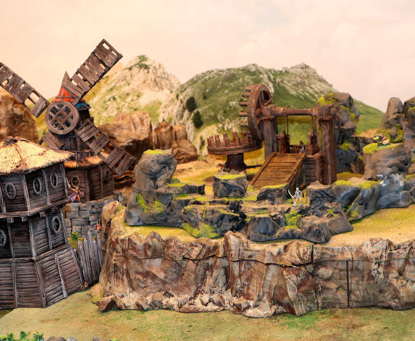 Haunt Wood Mine by GameScape3D - 3D Printed Tabletop Terrain, Perfect for Wargames, Role playing games, Tabletop games