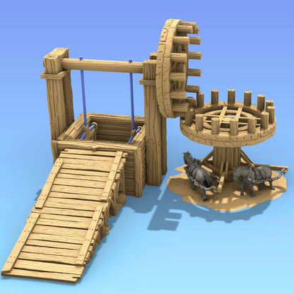 Haunt Wood Mine by GameScape3D - 3D Printed Tabletop Terrain, Perfect for Wargames, Role playing games, Tabletop games