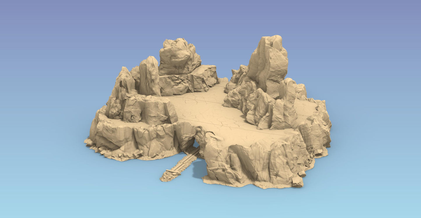 Haunt Wood Mine by GameScape3D - 3D Printed Tabletop Terrain, Perfect for Wargames, Role playing games, Tabletop games