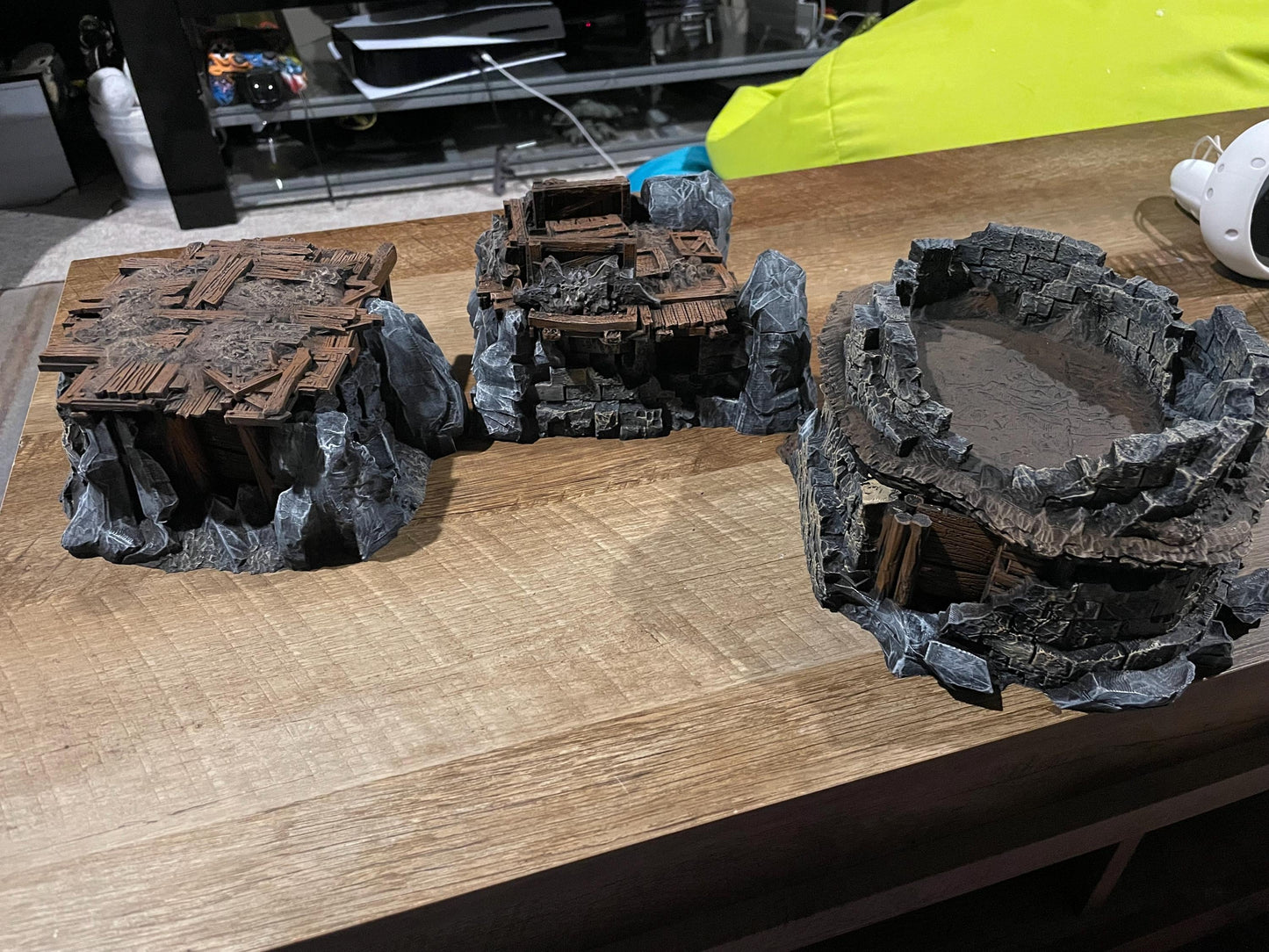 Badland Orc Houses - 28mm 3D Printed Tabletop Terrain, Perfect for Wargames, Board Games, Role Playing Games