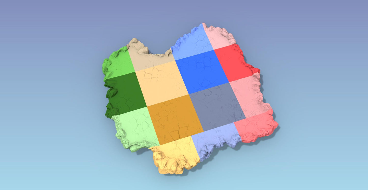 Huge Plateau by GameScape3D - 3D Printed Tabletop Terrain, Perfect for Wargames, Role playing games, Tabletop games