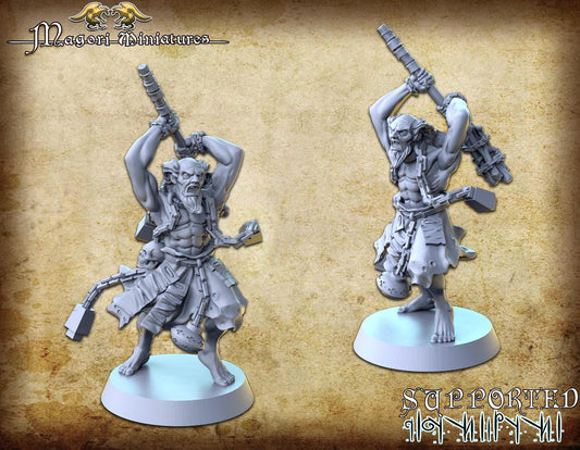 Flagellant Zealot, Fantasy Skirmish Miniatures by Magori Miniatures, perfect for Fantasy Wargames and RPGs