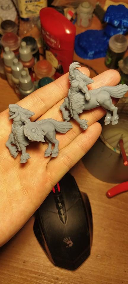 Modular Centaur Squad, Fantasy Miniatures by Magori Miniatures, perfect for Fantasy Wargames and RPGs