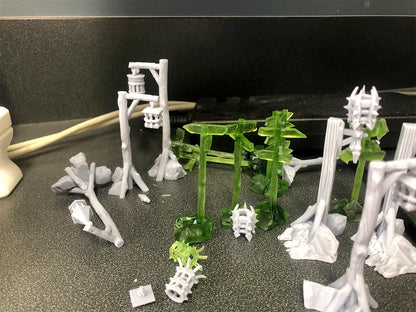 Street Lamps Town and City Scatter Terrain by GameScape3D - 3D Printed Tabletop Terrain, Perfect for Wargames, Board Games, RPGs
