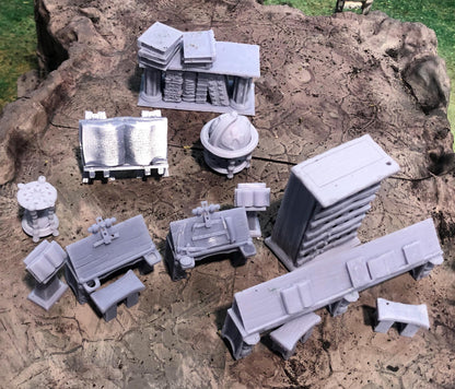 Library Scatter Terrain by GameScape3D - 3D Printed Tabletop Terrain, Perfect for Wargames, Board Games, RPGs