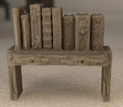 Bookcases with Over 40 insert Shelves - Scatter Terrain by GameScape3D - 3D Printed Terrain, Perfect for Wargames, Board Games, RPGs