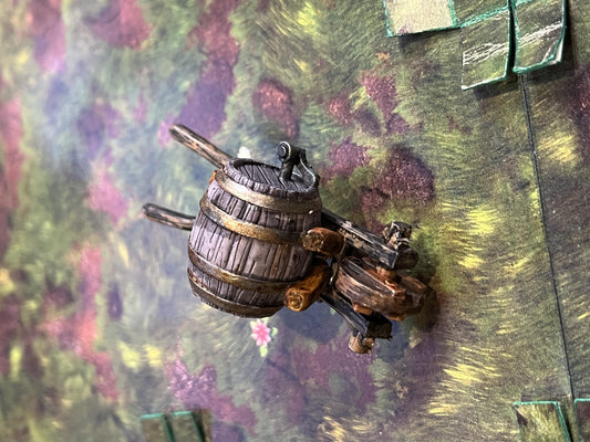 Wheelbarrows Scatter Terrain by GameScape3D - 3D Printed Tabletop Terrain, Perfect for Wargames, Role playing games, Tabletop games